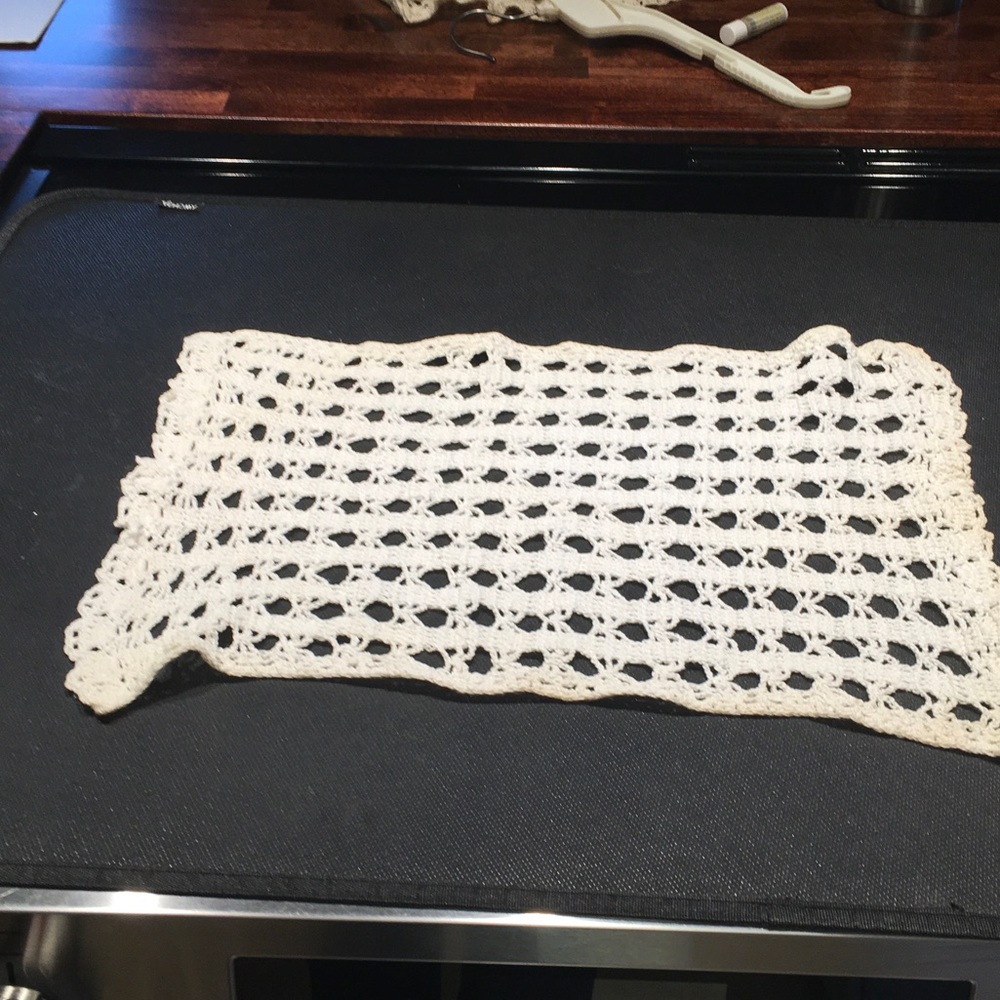 Handmade Crochet Table Runner